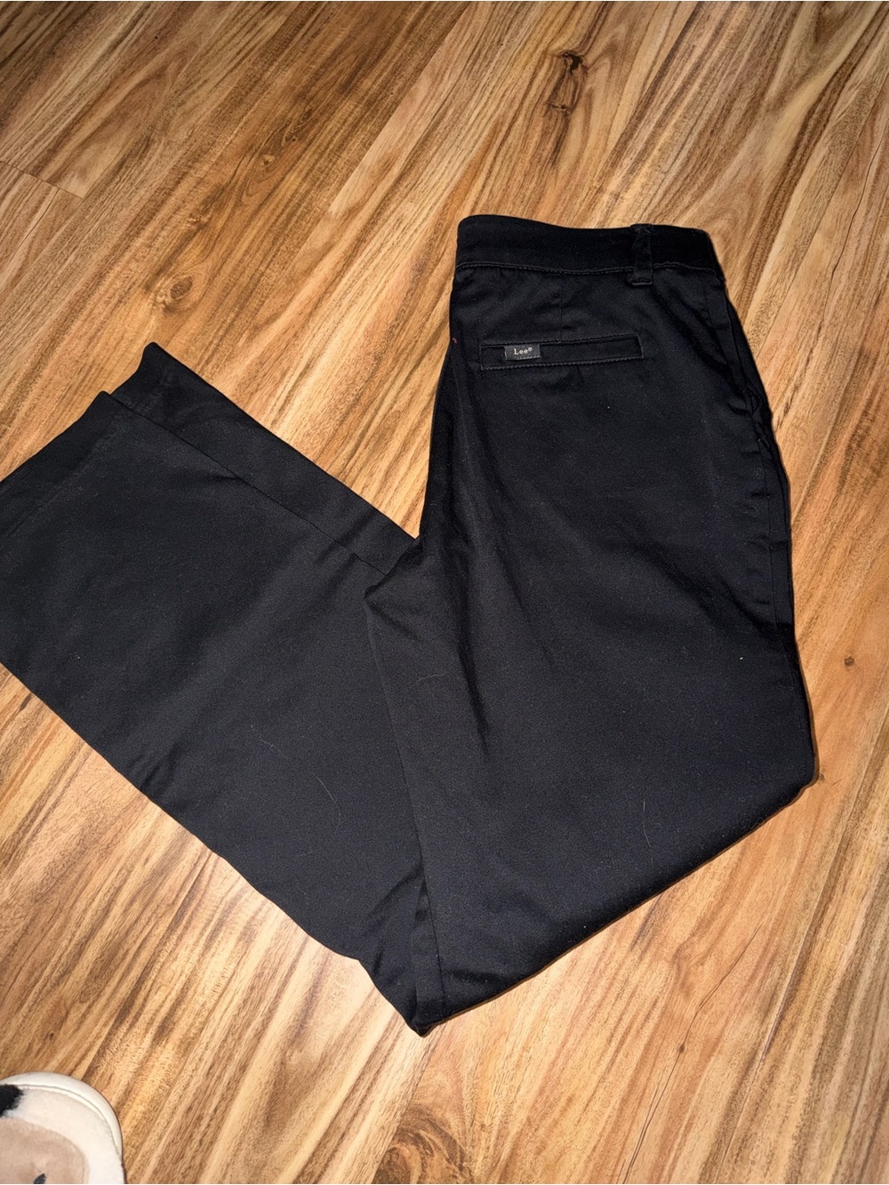 Lee Black Woman Trousers Dress Pants 12M